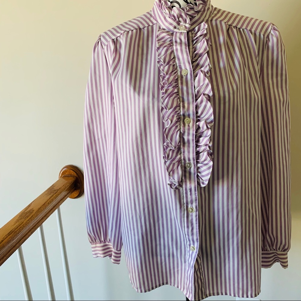 * Urban Outfitters Pins & Needles Purple Stripe Top